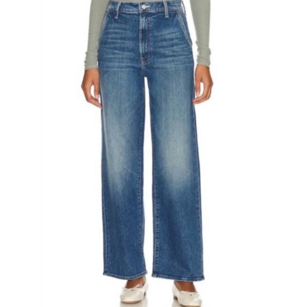 Mother Superior High Waisted Spinner Prep Skimp Jeans  in Flash Back Size: 27